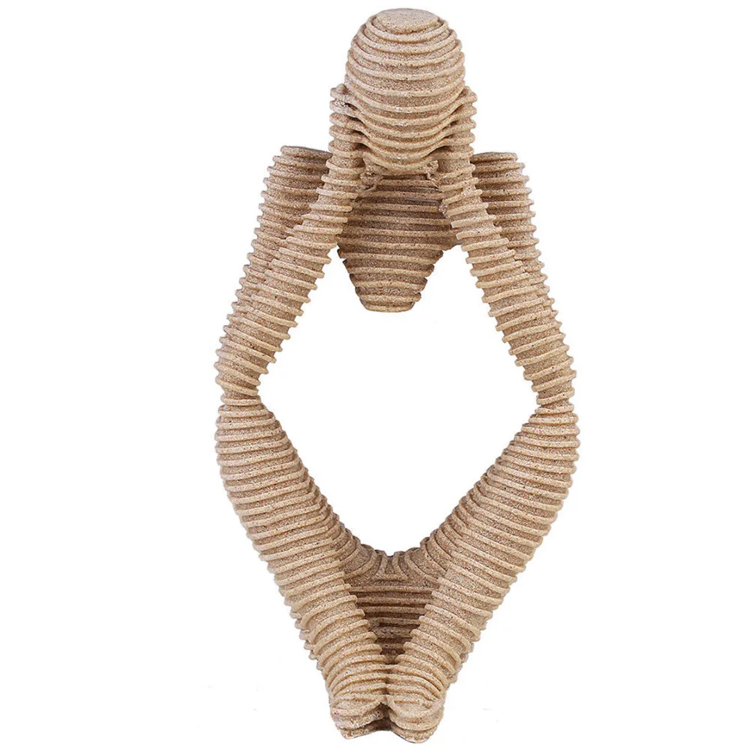 Nature Resin Sandstone Statues Abstract Characters Thinker Figure Hand Carved Figurine Crafts For Home Decor Accessories