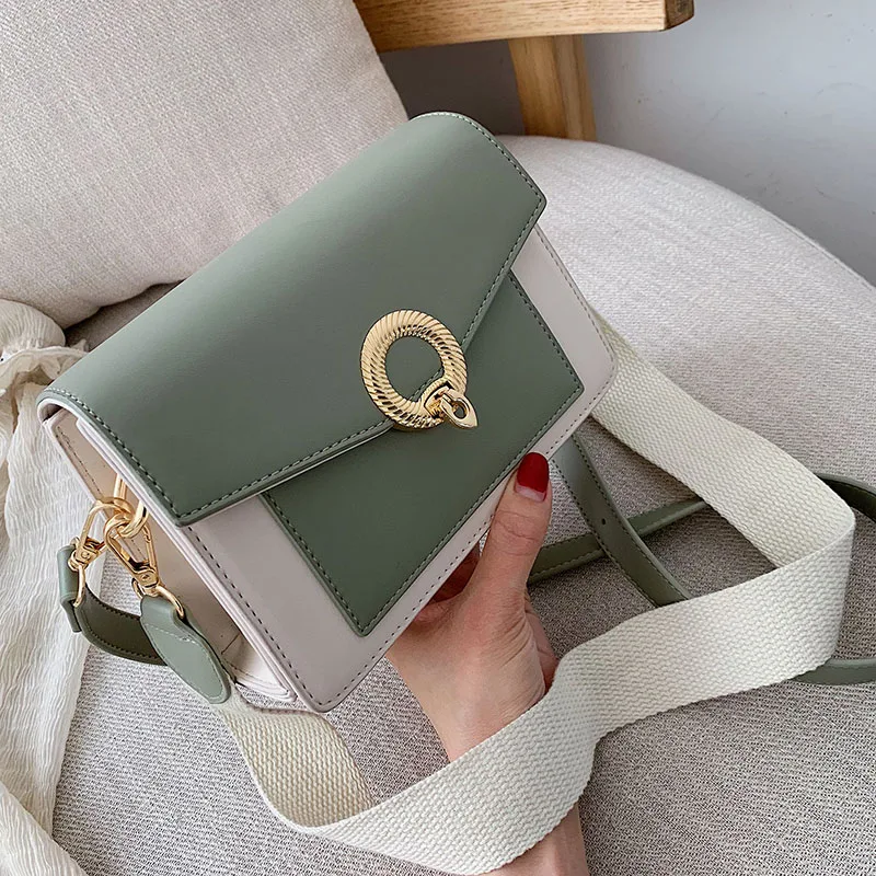Contrast Color PU Leather Crossbody Bags For Women 2019 Summer Messenger Shoulder Bag With 2 Pcs Belts Ladies Purses and Handba
Contrast Color PU Leather Crossbody Bags For Women 2019 Summer Messenger Shoulder Bag With 2 Pcs Belts Ladies Purses and Handba