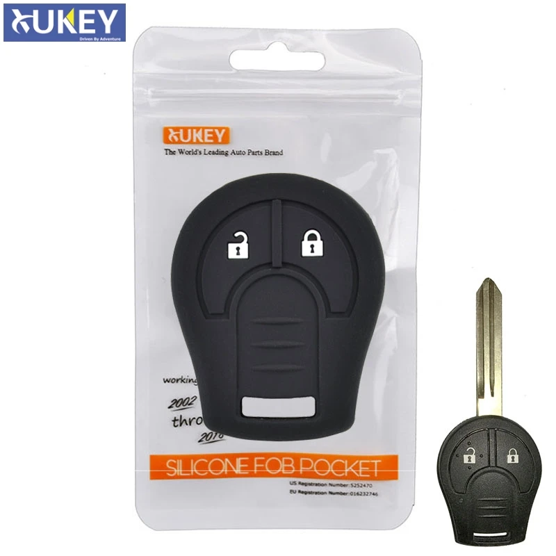 For Nissan Note Micra Juke Qashqai Tiida X-Trail Cube NV200 Silicone Remote Key Case Fob Shell Cover Skin Holder 2 Button
For Nissan Note Micra Juke Qashqai Tiida X-Trail Cube NV200 Silicone Remote Key Case Fob Shell Cover Skin Holder 2 Button