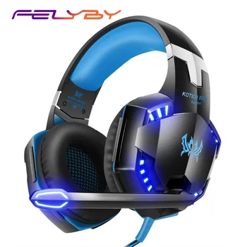 FELYBY G2000 Surround Stereo Gaming Headphones Headset for Mac Computer with Noise Cancelling Mic Works with Xbox One PS4
FELYBY G2000 Surround Stereo Gaming Headphones Headset for Mac Computer with Noise Cancelling Mic Works with Xbox One PS4
