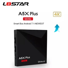 L8STAR A5X Plus Mini TV Box Android 7.1 IPTV RK3328 1GB DDR3 Quad-Core 2.4G WiFi HD2.0 4K Ultra HD USB 3.0 Smart Media Player
L8STAR A5X Plus Mini TV Box Android 7.1 IPTV RK3328 1GB DDR3 Quad-Core 2.4G WiFi HD2.0 4K Ultra HD USB 3.0 Smart Media Player