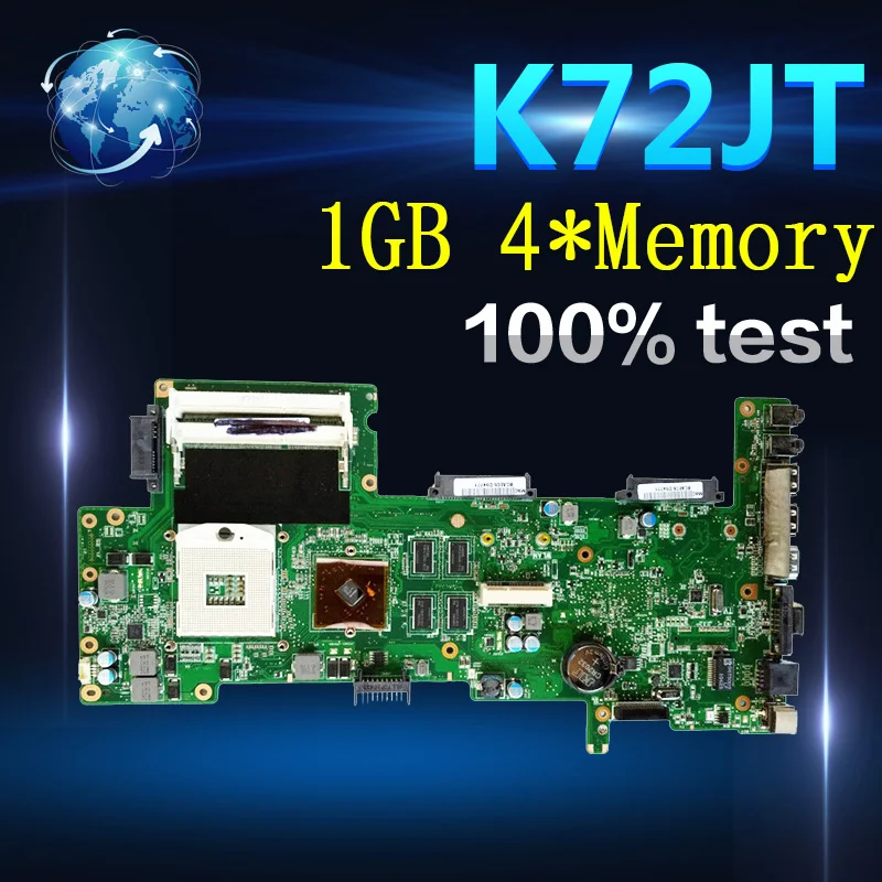 Amazoon K72JT Laptop motherboard for ASUS K72JR K72JT K72JU K72J K72 Test original mainboard HD6370 1GB 4*Memory
Amazoon K72JT Laptop motherboard for ASUS K72JR K72JT K72JU K72J K72 Test original mainboard HD6370 1GB 4*Memory