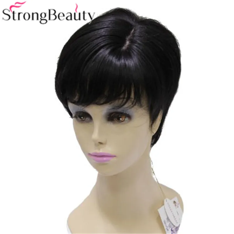 Strong Beauty Short Synthetic Straight Darkest Brown Wigs Heat Resistant Women Wig
Strong Beauty Short Synthetic Straight Darkest Brown Wigs Heat Resistant Women Wig