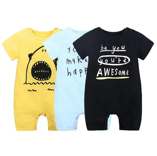 Baby Romper Spring Summer Fashion Funny Cartoon Letter Newborn Clothes Infant Baby Boy Cotton Onesies Romper Jumpsuit Outfit
Baby Romper Spring Summer Fashion Funny Cartoon Letter Newborn Clothes Infant Baby Boy Cotton Onesies Romper Jumpsuit Outfit