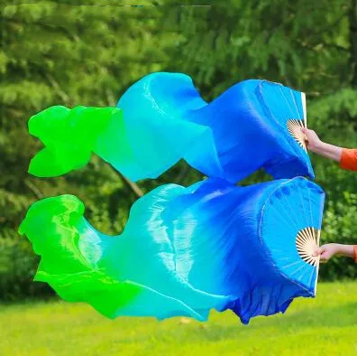 Hand Made Colorful Silk Bamboo Flame Belly Dance Dancing Long Folding Fans Veils Green-Sky Blue-Royal Blue Gradient On Sale
Hand Made Colorful Silk Bamboo Flame Belly Dance Dancing Long Folding Fans Veils Green-Sky Blue-Royal Blue Gradient On Sale