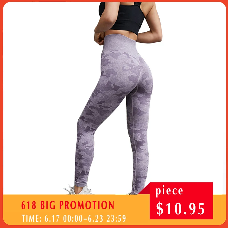 NORMOV Workout Women Leggings High Waist Elasticity Push Up Ankle Length Nylon Leggins Camouflage Fitness Seamless Leggings
NORMOV Workout Women Leggings High Waist Elasticity Push Up Ankle Length Nylon Leggins Camouflage Fitness Seamless Leggings