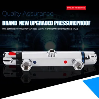 Temperature Control Shower Valve Modern Chrome Thermostatic Shower Mixer Bar Replacement Valve Outlet Home Bathroom Accessory
Temperature Control Shower Valve Modern Chrome Thermostatic Shower Mixer Bar Replacement Valve Outlet Home Bathroom Accessory
