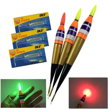 1Pc LED Electronic Fishing Float Balsa Wood Lighting Rock Saltwater Sea Luminous Fishing Buoy Bobber Glow in the Dark
1Pc LED Electronic Fishing Float Balsa Wood Lighting Rock Saltwater Sea Luminous Fishing Buoy Bobber Glow in the Dark