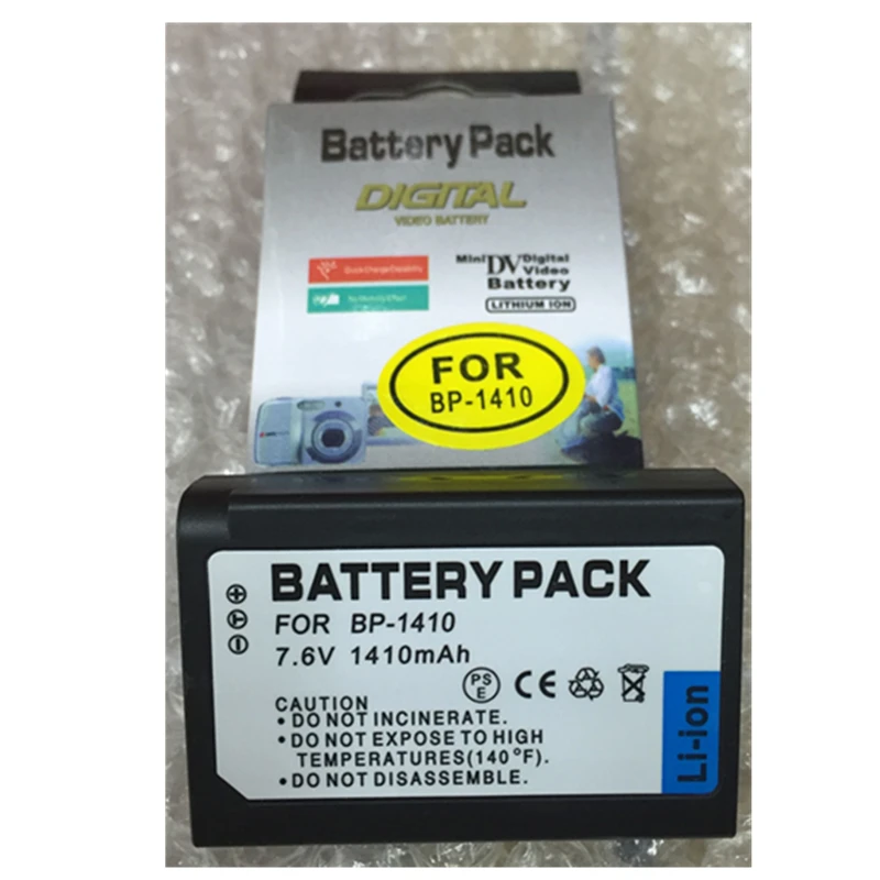 ED-BP1410 BP-1410 lithium batteries pack BP1410 Digital camera battery For Samsung NX30 WB2200 WB2200F