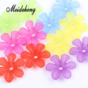 31x28mm Acrylic Colorful Flower Big Hole Beads Six petals Frosted flowers Beads For Jewelry Making Garment Accessory
31x28mm Acrylic Colorful Flower Big Hole Beads Six petals Frosted flowers Beads For Jewelry Making Garment Accessory