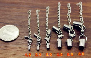 Stainless Steel W/ Lobster Clasps 5/7cm Extender Chain Fashion Fit 1.5/2/3/4/5/6mm Necklace Leather Cords Crimp End Clips Hooks
Stainless Steel W/ Lobster Clasps 5/7cm Extender Chain Fashion Fit 1.5/2/3/4/5/6mm Necklace Leather Cords Crimp End Clips Hooks