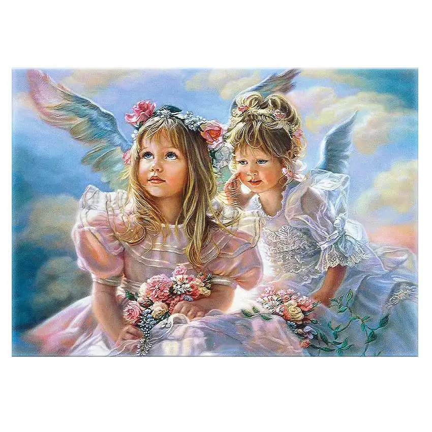 WEEN Angel girl oil paint by number kit ,DIY Paint by numbers with frame for kid,Wall art picture,Living room decoration 40X50CM
WEEN Angel girl oil paint by number kit ,DIY Paint by numbers with frame for kid,Wall art picture,Living room decoration 40X50CM