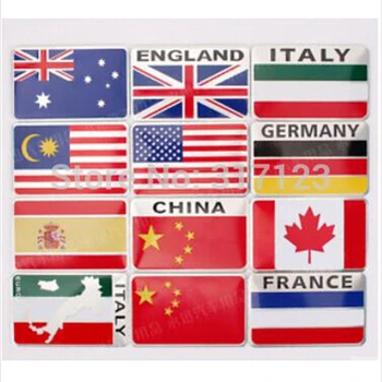 (30 pieces/lot ) Wholesale 3D Aluminum Spain Malaysia Australia Canada National Flag Emblem bdages for Car Truck car styling
(30 pieces/lot ) Wholesale 3D Aluminum Spain Malaysia Australia Canada National Flag Emblem bdages for Car Truck car styling