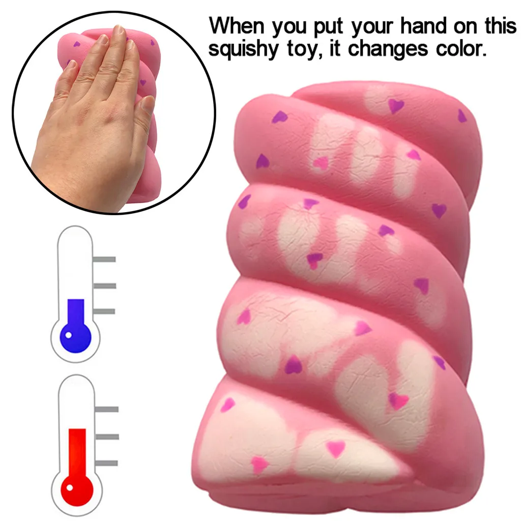Squishy Temperature-sensitive Discoloration Thermal Induction Skuishy Spun Sugar Slow Rising Scented Reliever Stress Toys
Squishy Temperature-sensitive Discoloration Thermal Induction Skuishy Spun Sugar Slow Rising Scented Reliever Stress Toys