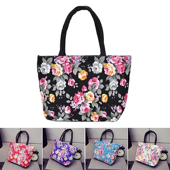 Fashion Floral Printing Women Flap Handbag Canvas Small Casual Tote Bag Women's Shopping Bag High Quality
Fashion Floral Printing Women Flap Handbag Canvas Small Casual Tote Bag Women's Shopping Bag High Quality