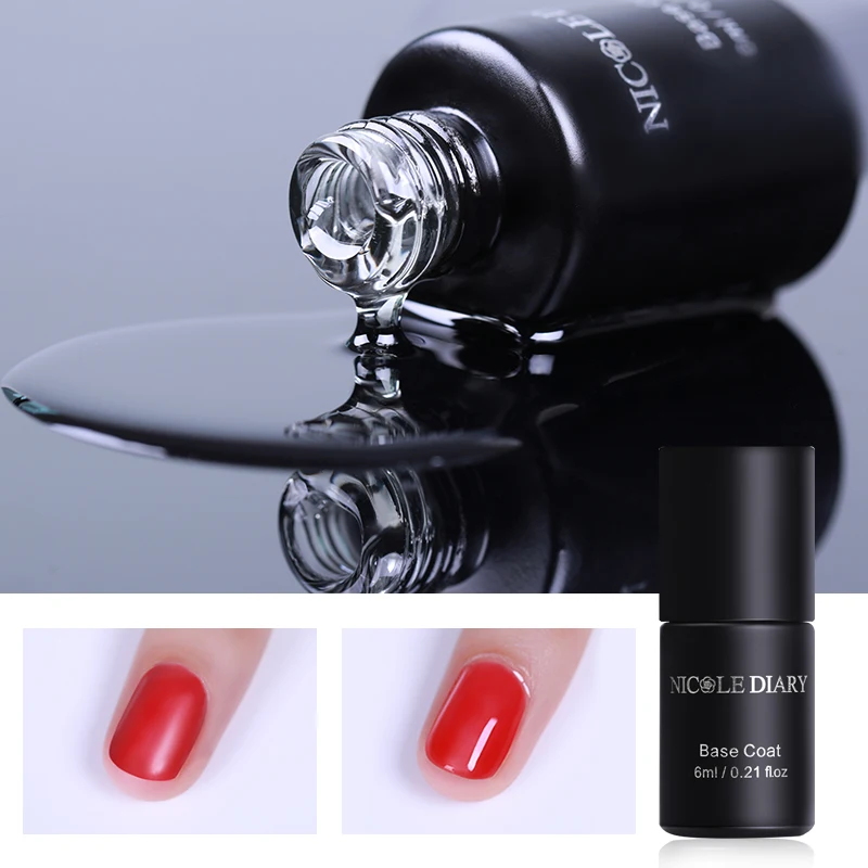 NICOLE DIARY 6ml Base Coat Top Coat UV Nail Gel Polish Long-lasting Soak Off LED UV Lamp Nail Art Top Coat Gel Lacquer
NICOLE DIARY 6ml Base Coat Top Coat UV Nail Gel Polish Long-lasting Soak Off LED UV Lamp Nail Art Top Coat Gel Lacquer