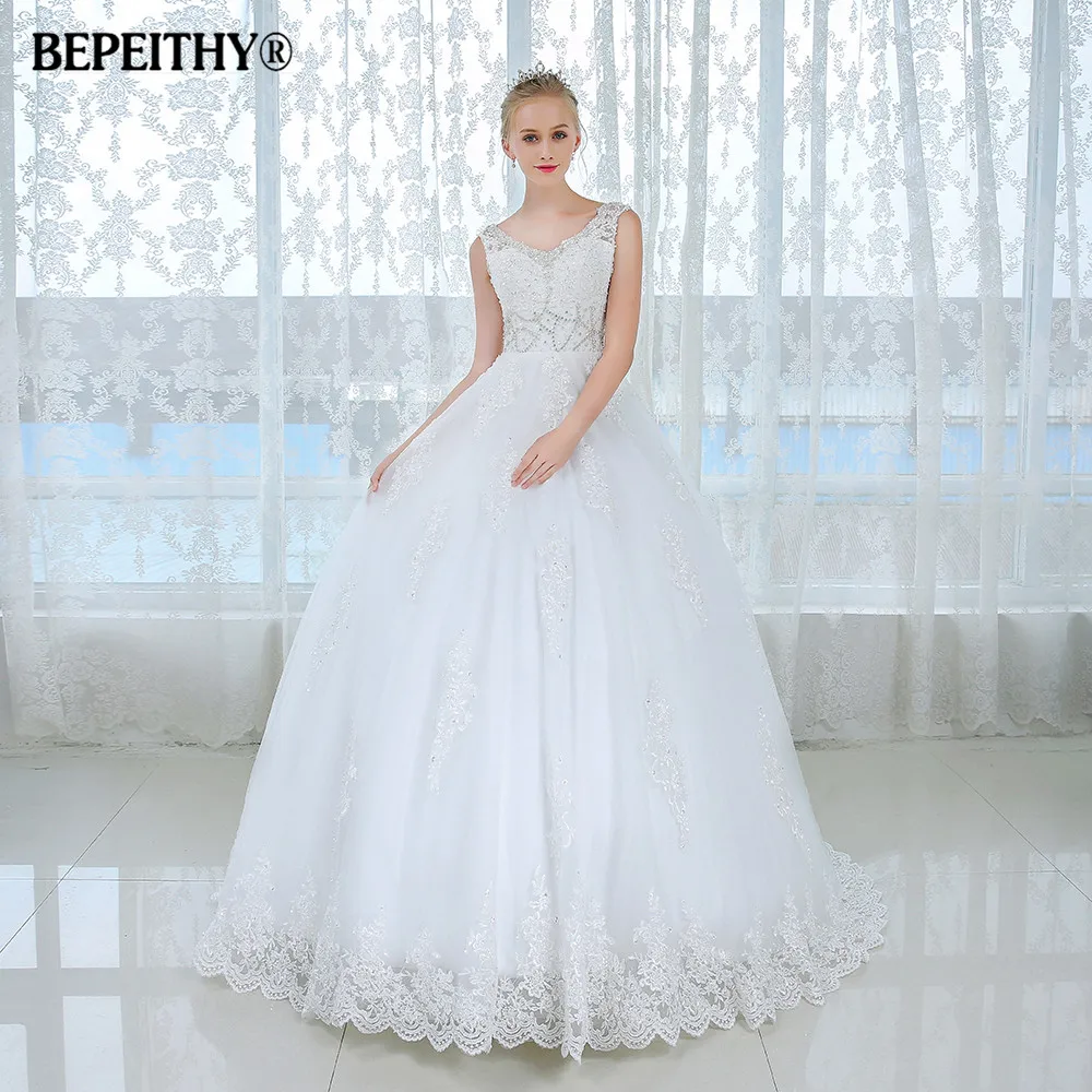 Vestido Novia Off The Shoulder Ball Gown Wedding Dress Sleeveless Vintage Plus Size Lace Bridal Dresses 2019
Vestido Novia Off The Shoulder Ball Gown Wedding Dress Sleeveless Vintage Plus Size Lace Bridal Dresses 2019