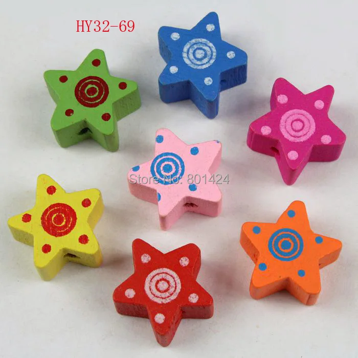 50pcs/lot 32-69 five-pointed star multicolor wooden beads kid jewelry beads craft accessories for jewelry
50pcs/lot 32-69 five-pointed star multicolor wooden beads kid jewelry beads craft accessories for jewelry
