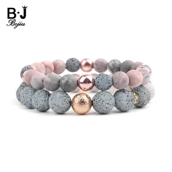 BOJIU Elastic Natural Agates Lava Stone Couple Distance Bracelets Aromatherapy Essential Oils Diffuser Unisex Bracelets BC303
BOJIU Elastic Natural Agates Lava Stone Couple Distance Bracelets Aromatherapy Essential Oils Diffuser Unisex Bracelets BC303