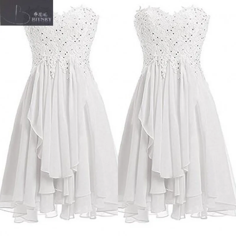 Simple Style Sweetheart Neck A Line Lace and Chiffon Beach Casual Wedding Dress Cheap
Simple Style Sweetheart Neck A Line Lace and Chiffon Beach Casual Wedding Dress Cheap