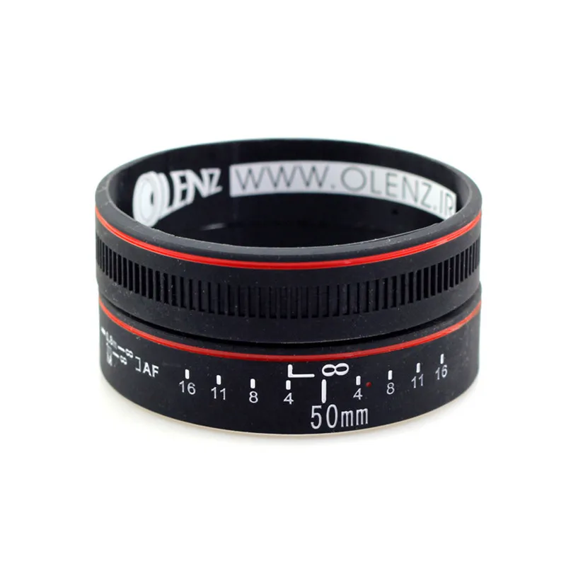 Wide Lens Rubber Bracelets&Bangles Casual SLR Camera Lens Pad Drop Resistance Silicone Wristbands for Lovers Student Gifts SH287
Wide Lens Rubber Bracelets&Bangles Casual SLR Camera Lens Pad Drop Resistance Silicone Wristbands for Lovers Student Gifts SH287