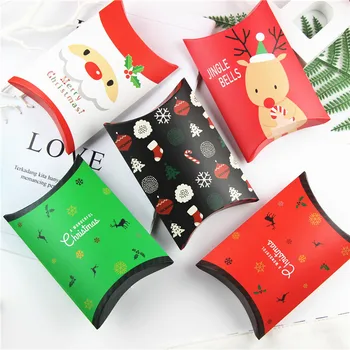 Christmas Pillow Gift Box Elk Santa Claus Container Packing Storage Xmas Candy Biscuit Cookie Boxes Red Color Paper Dessert Bags
Christmas Pillow Gift Box Elk Santa Claus Container Packing Storage Xmas Candy Biscuit Cookie Boxes Red Color Paper Dessert Bags