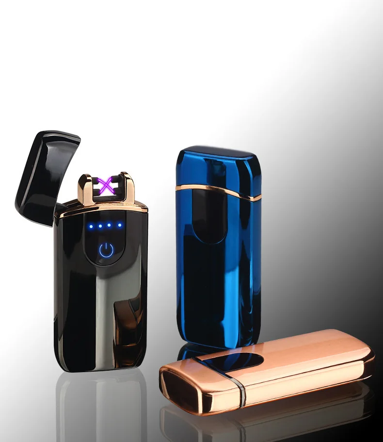 Plasma Chargeable Windproof Lighters Touch Electricity Pulse Lighter Electric Double Arc USB Electronic Cigarette Lighter
Plasma Chargeable Windproof Lighters Touch Electricity Pulse Lighter Electric Double Arc USB Electronic Cigarette Lighter