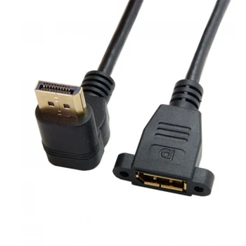0.3M DisplayPort Display Port Male to Female 90 Degree Up Down Angled Extension Cable
0.3M DisplayPort Display Port Male to Female 90 Degree Up Down Angled Extension Cable