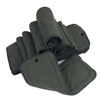 1Pcs 4 Layer Bamboo Charcoal Insert With Snap Bamboo Reusable Cotton Pads 
1Pcs 4 Layer Bamboo Charcoal Insert With Snap Bamboo Reusable Cotton Pads