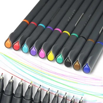10 Pcs/Lot Color Drawing Pen 0.38mm Art Markers Fine Line Design Water-color Pens Micron Stylo Stationery School Supplies
10 Pcs/Lot Color Drawing Pen 0.38mm Art Markers Fine Line Design Water-color Pens Micron Stylo Stationery School Supplies