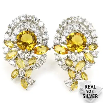 Real 5.1g 925 Solid Sterling Silver Deluxe Golden Citrine White CZ Wedding Ladies Earrings 25x15mm
Real 5.1g 925 Solid Sterling Silver Deluxe Golden Citrine White CZ Wedding Ladies Earrings 25x15mm