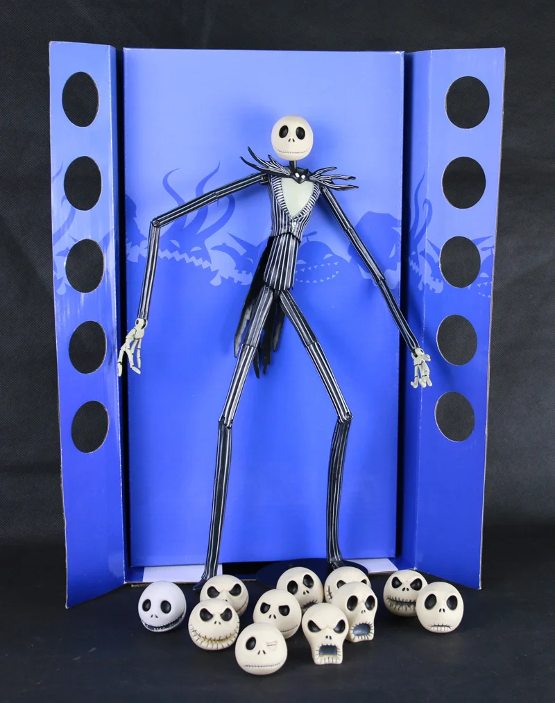Hot Classic Animation Movie Tim Burton The Nightmare Before Christmas Jack Skellington 12 Face 35CM NECA Action Figure
Hot Classic Animation Movie Tim Burton The Nightmare Before Christmas Jack Skellington 12 Face 35CM NECA Action Figure