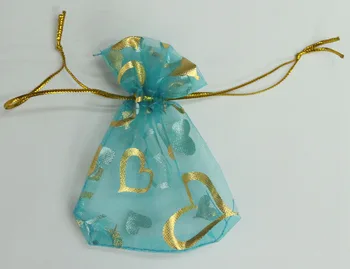ALY Wholesale 100pcs 13x18cm Heart Gold Bronzing Organza Bags Lake Blue Jewelry Packaging Bags Wedding Favor Gift Candy Pouches
ALY Wholesale 100pcs 13x18cm Heart Gold Bronzing Organza Bags Lake Blue Jewelry Packaging Bags Wedding Favor Gift Candy Pouches