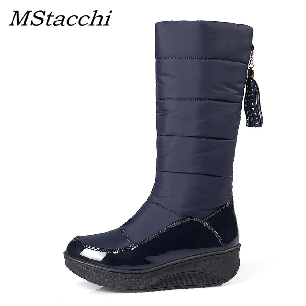 MStacchi Large Size 35-44 Wholesale Fashion Shoes Woman Add Plush Mid Calf Boots Women Winter Snow Boots Warm Shoes Waterproof 
MStacchi Large Size 35-44 Wholesale Fashion Shoes Woman Add Plush Mid Calf Boots Women Winter Snow Boots Warm Shoes Waterproof