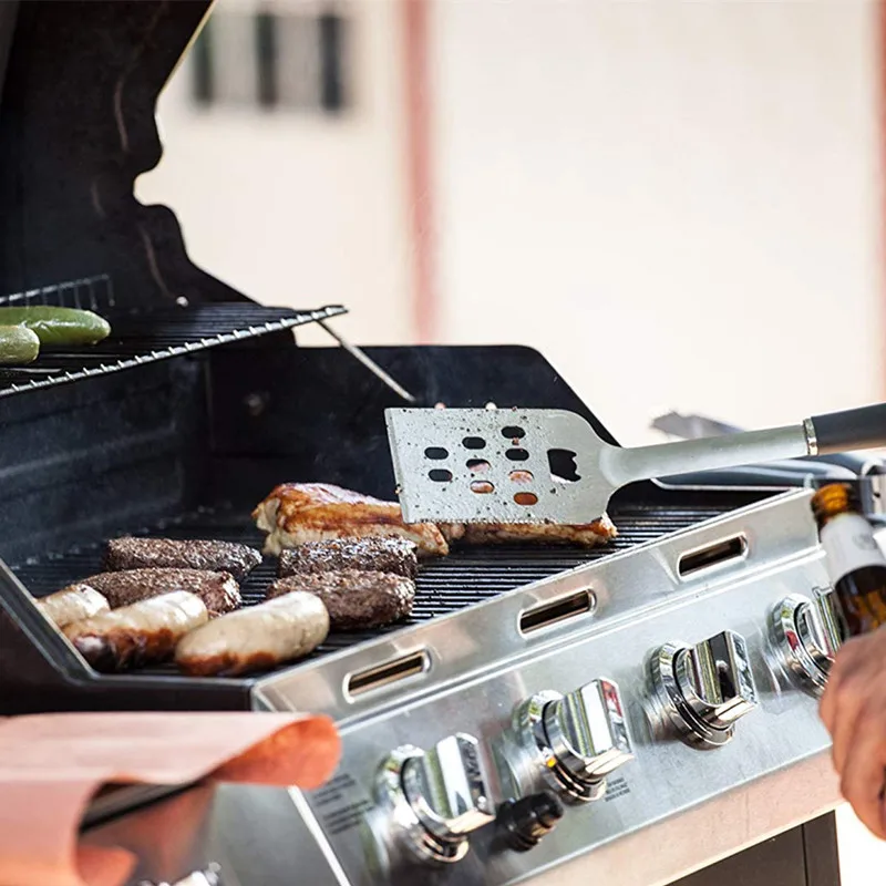 MOM'S HAND BBQ Grill Tools Set 4PC/Set Stainless Steel Barbecue Grilling Utensils Premium Grill Accessories for Barbecue
MOM'S HAND BBQ Grill Tools Set 4PC/Set Stainless Steel Barbecue Grilling Utensils Premium Grill Accessories for Barbecue