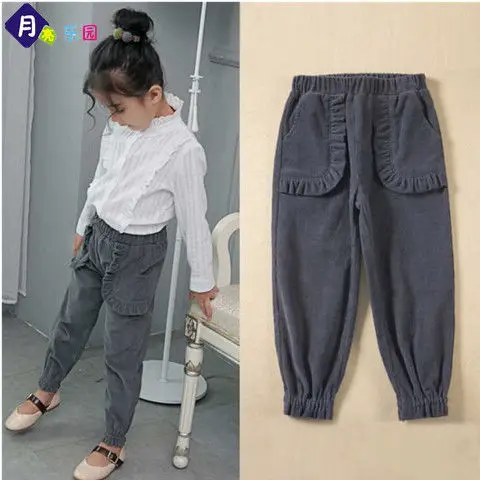INS hot baby girls pants all season 3-13 years kids pants Corduroy stringy selvedge big pocket spring and autumn new trousers
INS hot baby girls pants all season 3-13 years kids pants Corduroy stringy selvedge big pocket spring and autumn new trousers