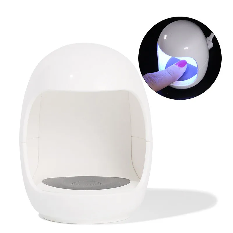 2019 Egg Shape 3W UV LED Lamp Nail Single Finger Lamp Nail Gel Polish Dryer Drying Machine Smart Sensor 45s / 60s USB Connector
2019 Egg Shape 3W UV LED Lamp Nail Single Finger Lamp Nail Gel Polish Dryer Drying Machine Smart Sensor 45s / 60s USB Connector