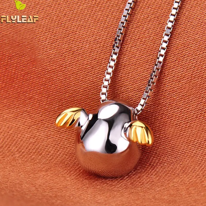 Flyleaf 925 Sterling Silver Angel Egg Necklaces & Pendants For Women Cute Girl Prevent Allergy Sterling-silver-jewelry
Flyleaf 925 Sterling Silver Angel Egg Necklaces & Pendants For Women Cute Girl Prevent Allergy Sterling-silver-jewelry