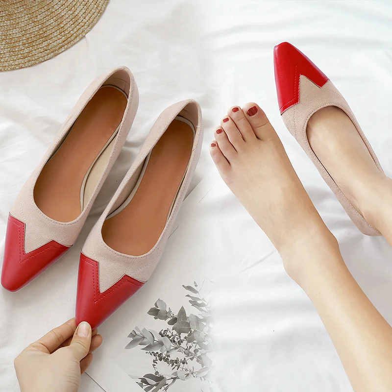 2019 New Women Pumps Black High heels 4 cm Autumn Flock leather Thick with summer Pointed Single Shoes Female Sandals Big 31-48
2019 New Women Pumps Black High heels 4 cm Autumn Flock leather Thick with summer Pointed Single Shoes Female Sandals Big 31-48