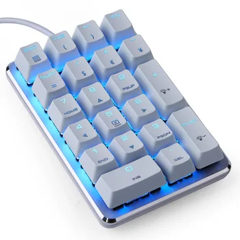 WHITE Magicforce Wired Smart 21-Key Mechanical Numeric Keypad Cherry Switches ( White Backlight)/Gateron Switch(Ice Blue Light)
WHITE Magicforce Wired Smart 21-Key Mechanical Numeric Keypad Cherry Switches ( White Backlight)/Gateron Switch(Ice Blue Light)