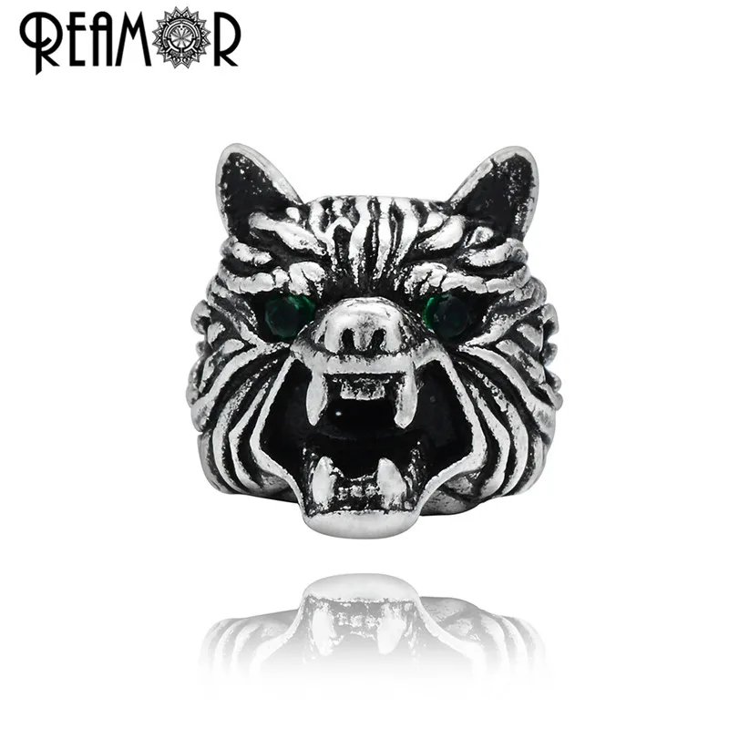 REAMOR Vintage Bronze 2mm Small Hole Wolf Head Beads Green Zirconia Eye Animal Charm Beads For Bracelet Jewelry Making Findings
REAMOR Vintage Bronze 2mm Small Hole Wolf Head Beads Green Zirconia Eye Animal Charm Beads For Bracelet Jewelry Making Findings