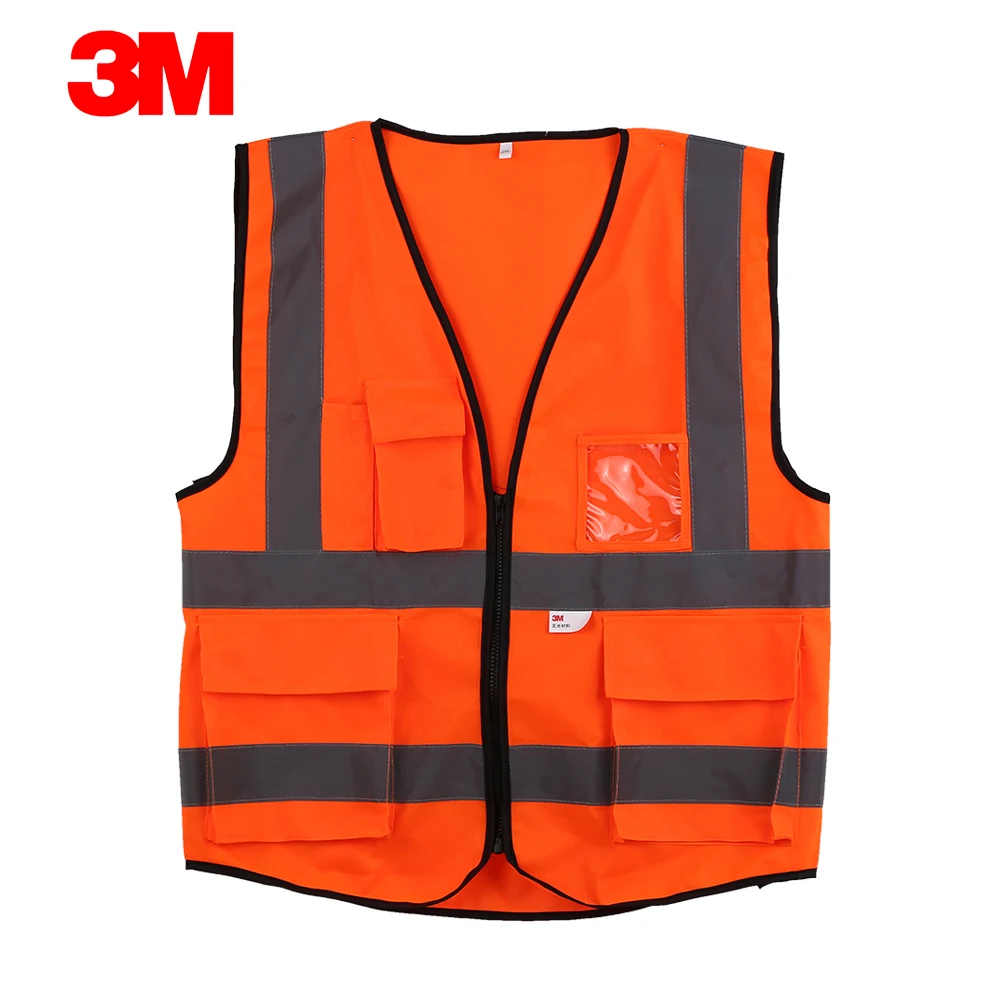 3M 10907 Reflective Vest Security Work Clothes Safety Vest Waistcoat with Pockets Zipper Motorcycle Cycling Warning Day Night
3M 10907 Reflective Vest Security Work Clothes Safety Vest Waistcoat with Pockets Zipper Motorcycle Cycling Warning Day Night