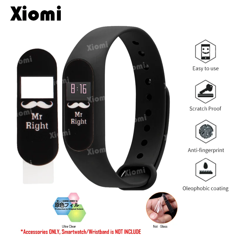For Wristband Xiaomi Miband Mi Band 2 Band2 Screen Protector Cover Colorful Sporting Brand Personalized Protective Film Guard
For Wristband Xiaomi Miband Mi Band 2 Band2 Screen Protector Cover Colorful Sporting Brand Personalized Protective Film Guard