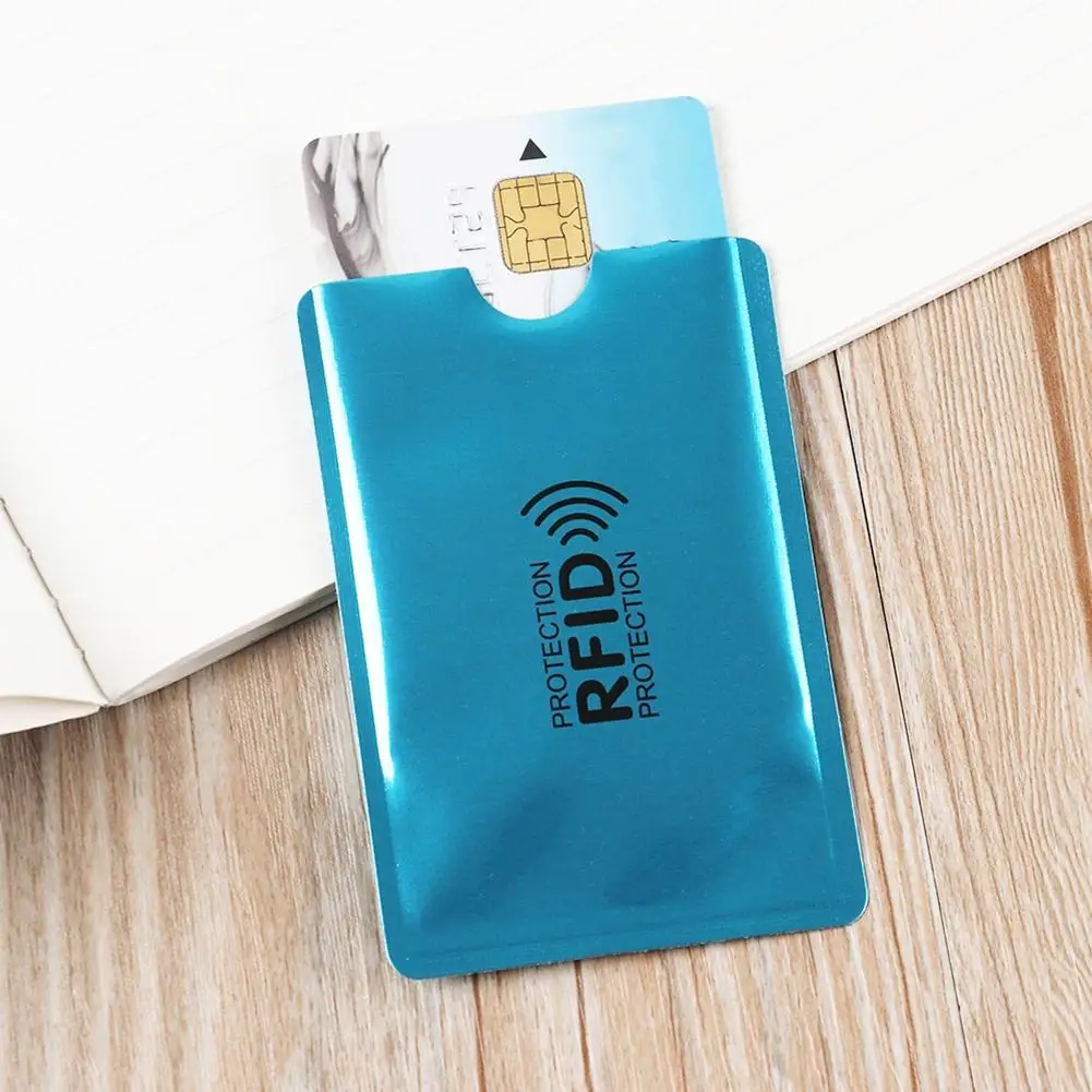 10Pcs Aluminium RFID Blocking Card Holder Case Anti-theft Protective Sleeve Reader Lock Bank Metal Credit Card Holder
10Pcs Aluminium RFID Blocking Card Holder Case Anti-theft Protective Sleeve Reader Lock Bank Metal Credit Card Holder