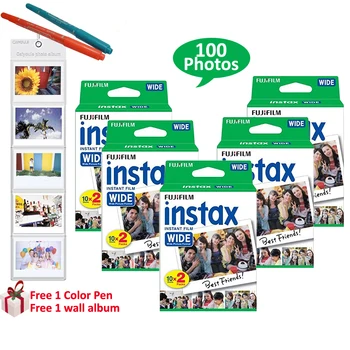 For Fuji Instant Polaroid Photo Camera 300 200 210 100 Fujifilm Instax Wide Film 100 Prints Sheets White Frame+ Free Gifts
For Fuji Instant Polaroid Photo Camera 300 200 210 100 Fujifilm Instax Wide Film 100 Prints Sheets White Frame+ Free Gifts