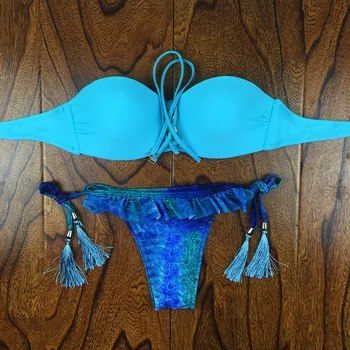 New Model Women Sexy Low Waist Bikini Set Swimwear Female Biquini Tassels Design Girls Swimsuit Beachwear Push Up Lady Bath Suit
New Model Women Sexy Low Waist Bikini Set Swimwear Female Biquini Tassels Design Girls Swimsuit Beachwear Push Up Lady Bath Suit