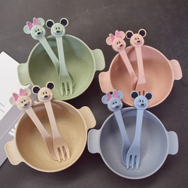 3Pcs/Set Baby Food Feeding Tableware Set Wheat Straw Eco-Friendly Bowl 2pcs Cartoon Cute Spoon Fork Infant Dinnerware NEW TY0408
3Pcs/Set Baby Food Feeding Tableware Set Wheat Straw Eco-Friendly Bowl 2pcs Cartoon Cute Spoon Fork Infant Dinnerware NEW TY0408