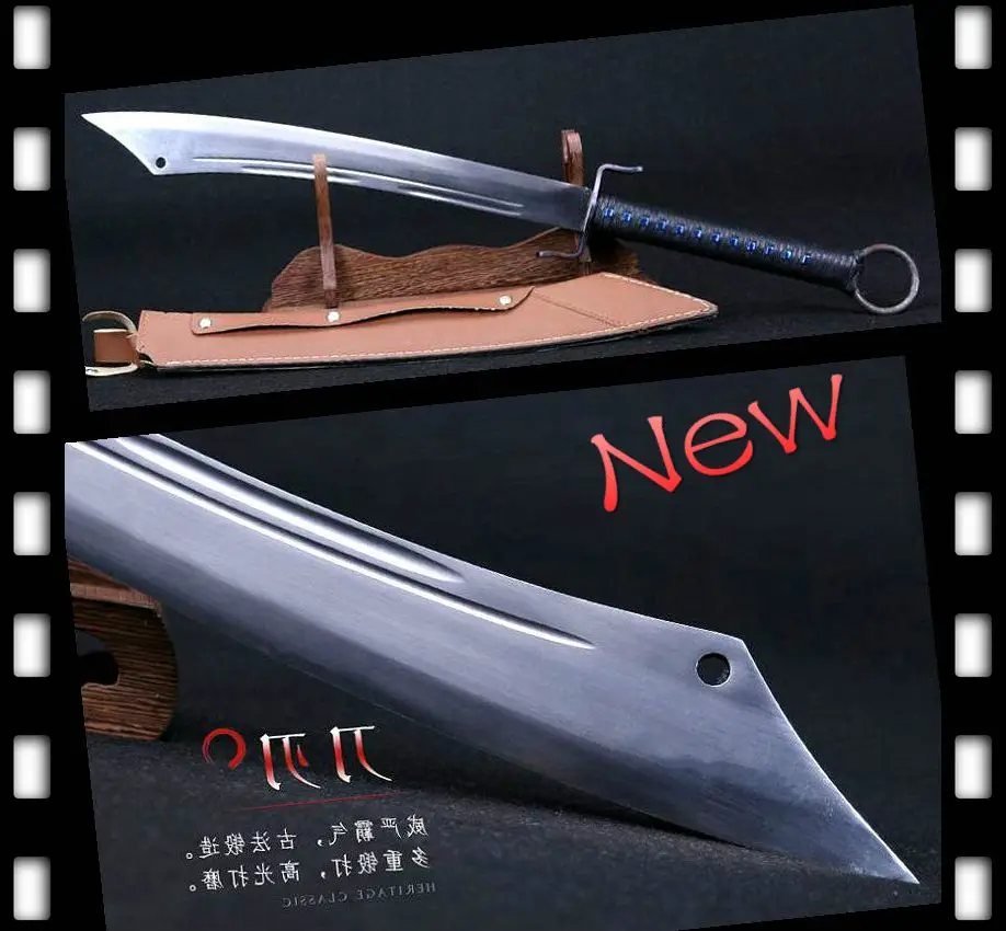 NEW*Anti-Japanese War Chinese Broadsword High Manganese Steel Blade Sharp Can Cut Bamboo Sword Army Battle*DaDao Leather Case
NEW*Anti-Japanese War Chinese Broadsword High Manganese Steel Blade Sharp Can Cut Bamboo Sword Army Battle*DaDao Leather Case