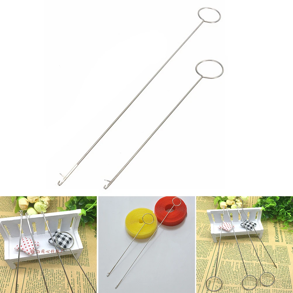 1PC Stainless Steel Sewing Loop Turner Hook For Turning Fabric Tubes Straps Belts Strips for Handmade DIY Sewing Tools hot sale
1PC Stainless Steel Sewing Loop Turner Hook For Turning Fabric Tubes Straps Belts Strips for Handmade DIY Sewing Tools hot sale