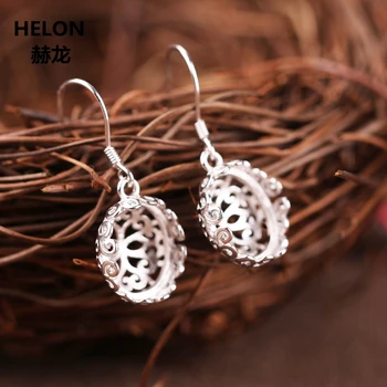 925 Sterling Silver Women Hook Earrings 10x12mm Oval Cabochon Semi Mount Earrings fit Amber Agate Turquoise Setting Wholesale
925 Sterling Silver Women Hook Earrings 10x12mm Oval Cabochon Semi Mount Earrings fit Amber Agate Turquoise Setting Wholesale